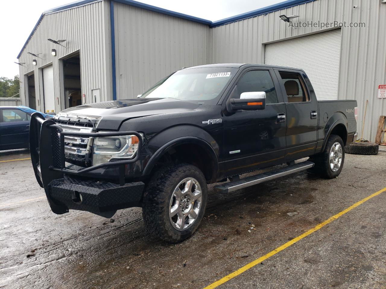 2014 Ford F150 Supercrew Черный vin: 1FTFW1ET0EFA12686