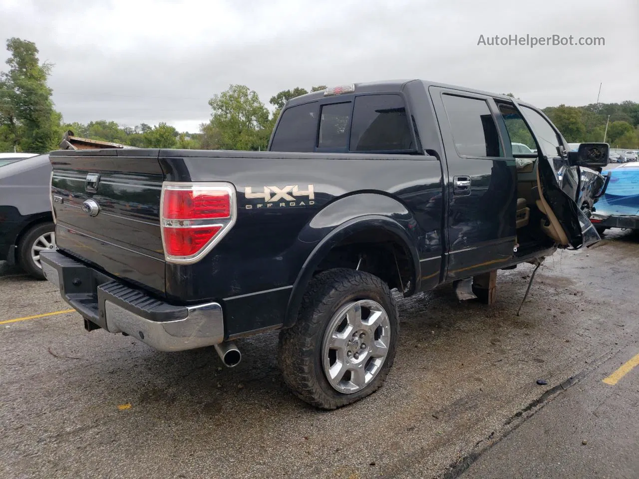 2014 Ford F150 Supercrew Black vin: 1FTFW1ET0EFA12686