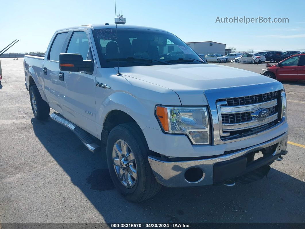 2014 Ford F-150 Xlt White vin: 1FTFW1ET0EKF25606