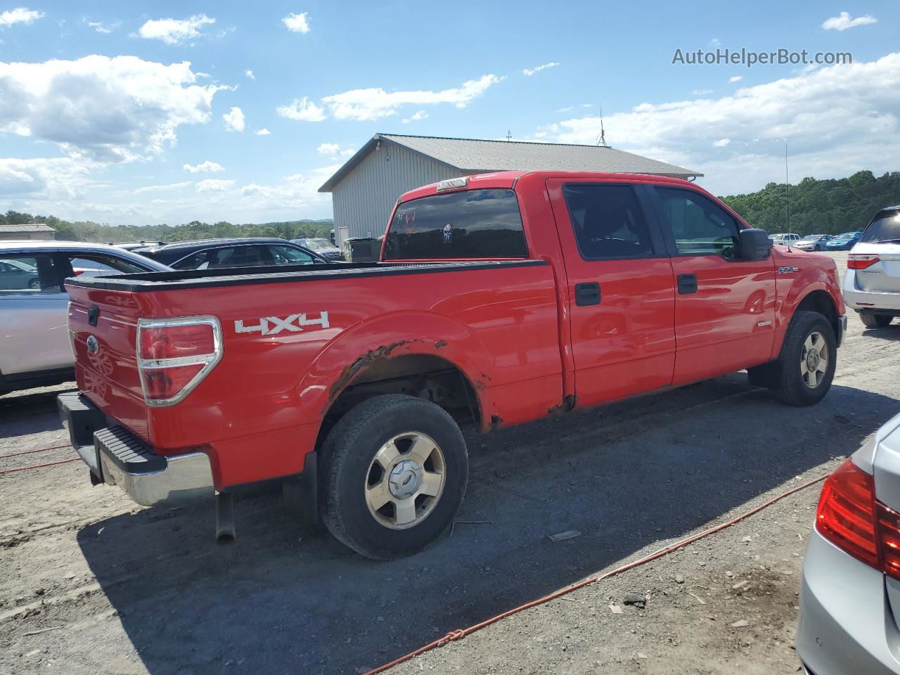 2011 Ford F150 Supercrew Red vin: 1FTFW1ET1BFB34663