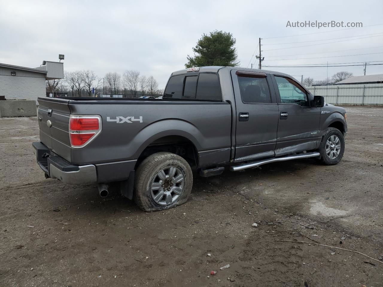 2011 Ford F150 Supercrew Gray vin: 1FTFW1ET1BFC71344