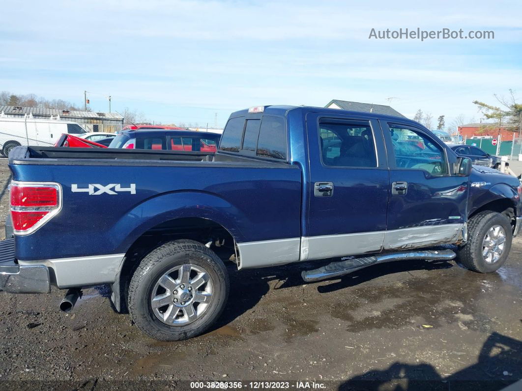 2014 Ford F-150 Xlt Blue vin: 1FTFW1ET1EFB92423