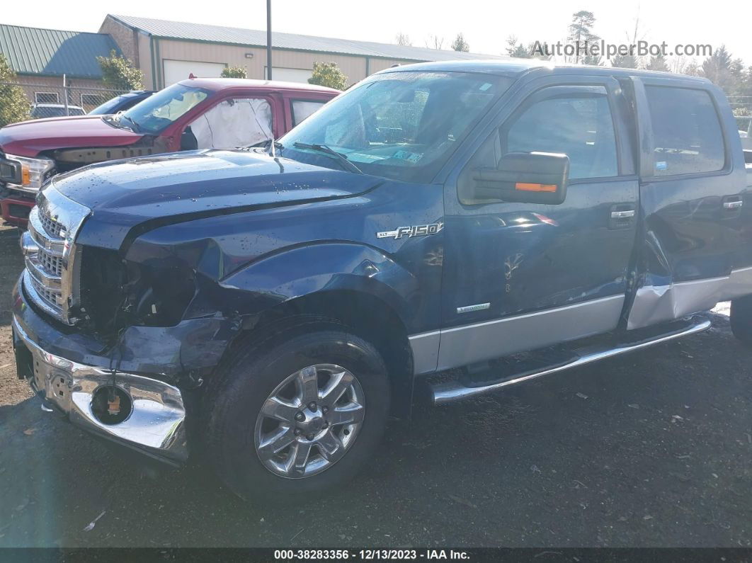 2014 Ford F-150 Xlt Blue vin: 1FTFW1ET1EFB92423