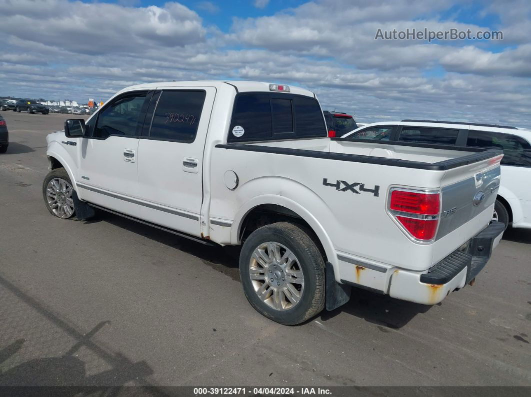 2014 Ford F-150 Platinum White vin: 1FTFW1ET1EFC34010