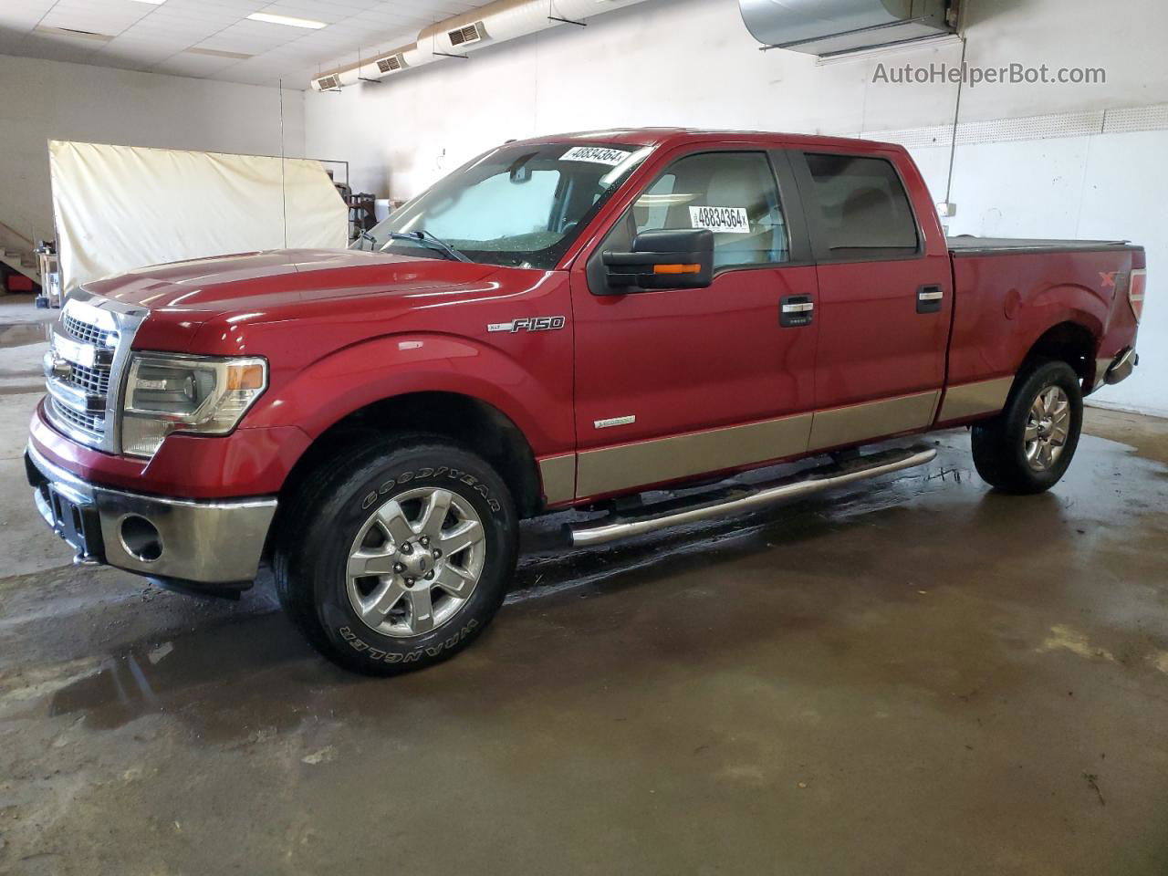 2014 Ford F150 Supercrew Red vin: 1FTFW1ET1EFC75270