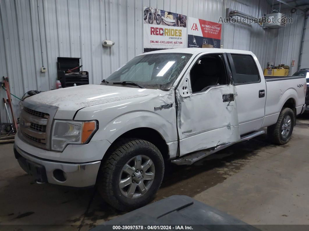 2014 Ford F-150 Xlt White vin: 1FTFW1ET1EFC95034