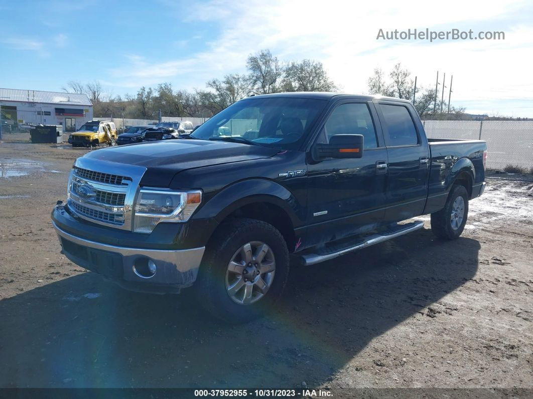 2014 Ford F-150 Xlt Black vin: 1FTFW1ET1EKD06122