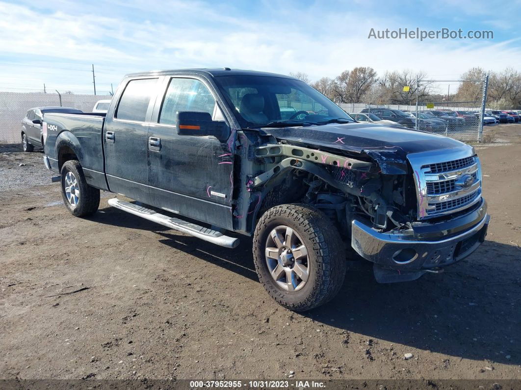 2014 Ford F-150 Xlt Black vin: 1FTFW1ET1EKD06122