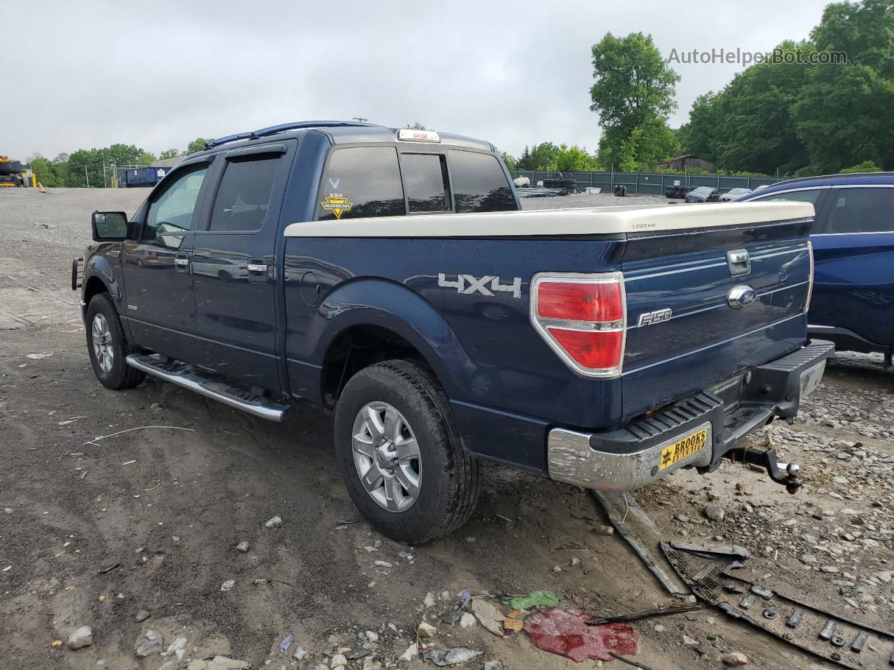 2014 Ford F150 Supercrew Blue vin: 1FTFW1ET1EKE36109