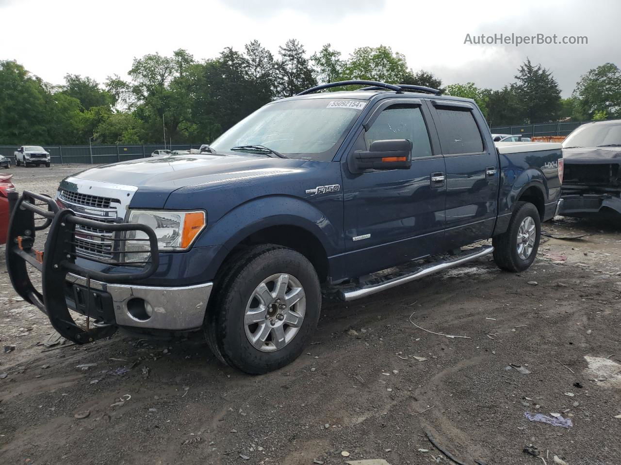 2014 Ford F150 Supercrew Blue vin: 1FTFW1ET1EKE36109