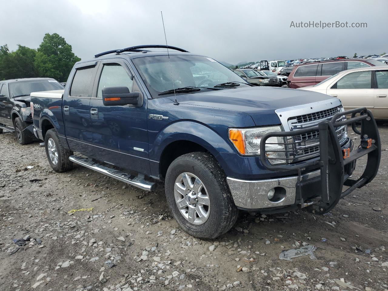 2014 Ford F150 Supercrew Blue vin: 1FTFW1ET1EKE36109