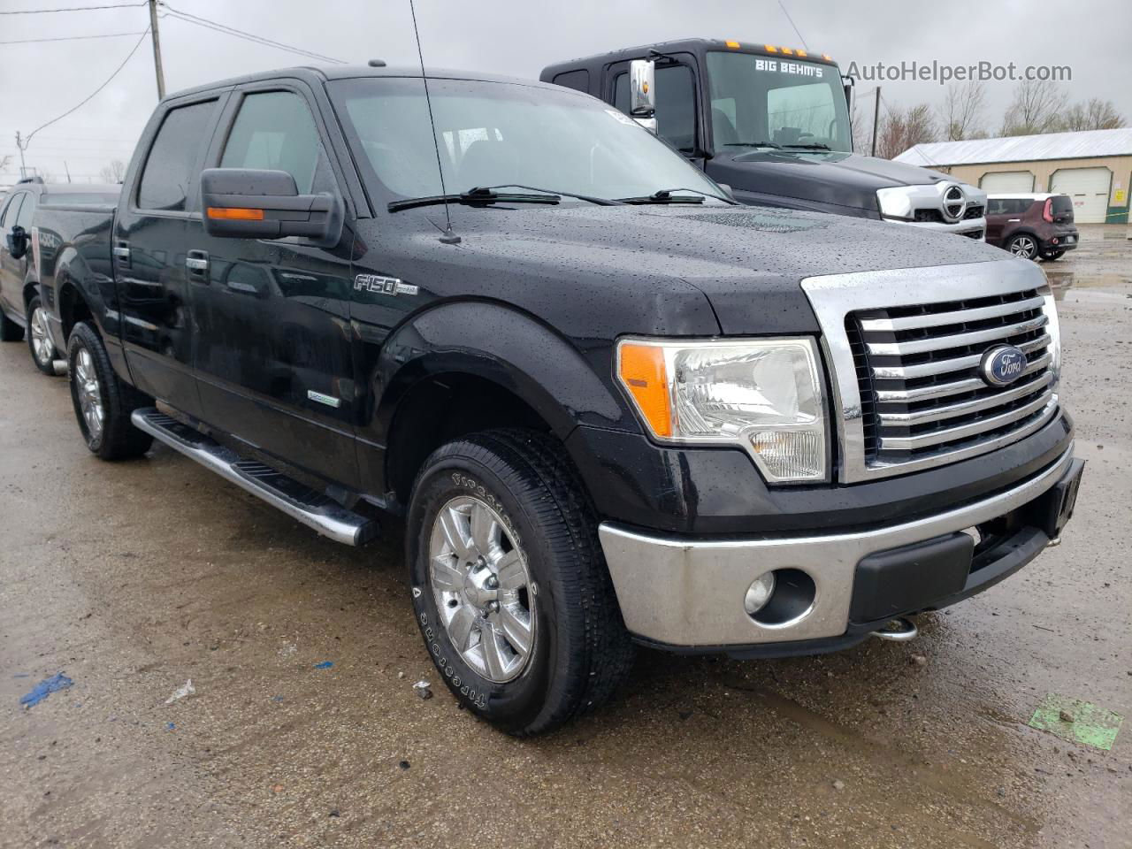 2011 Ford F150 Supercrew Черный vin: 1FTFW1ET2BFC26784