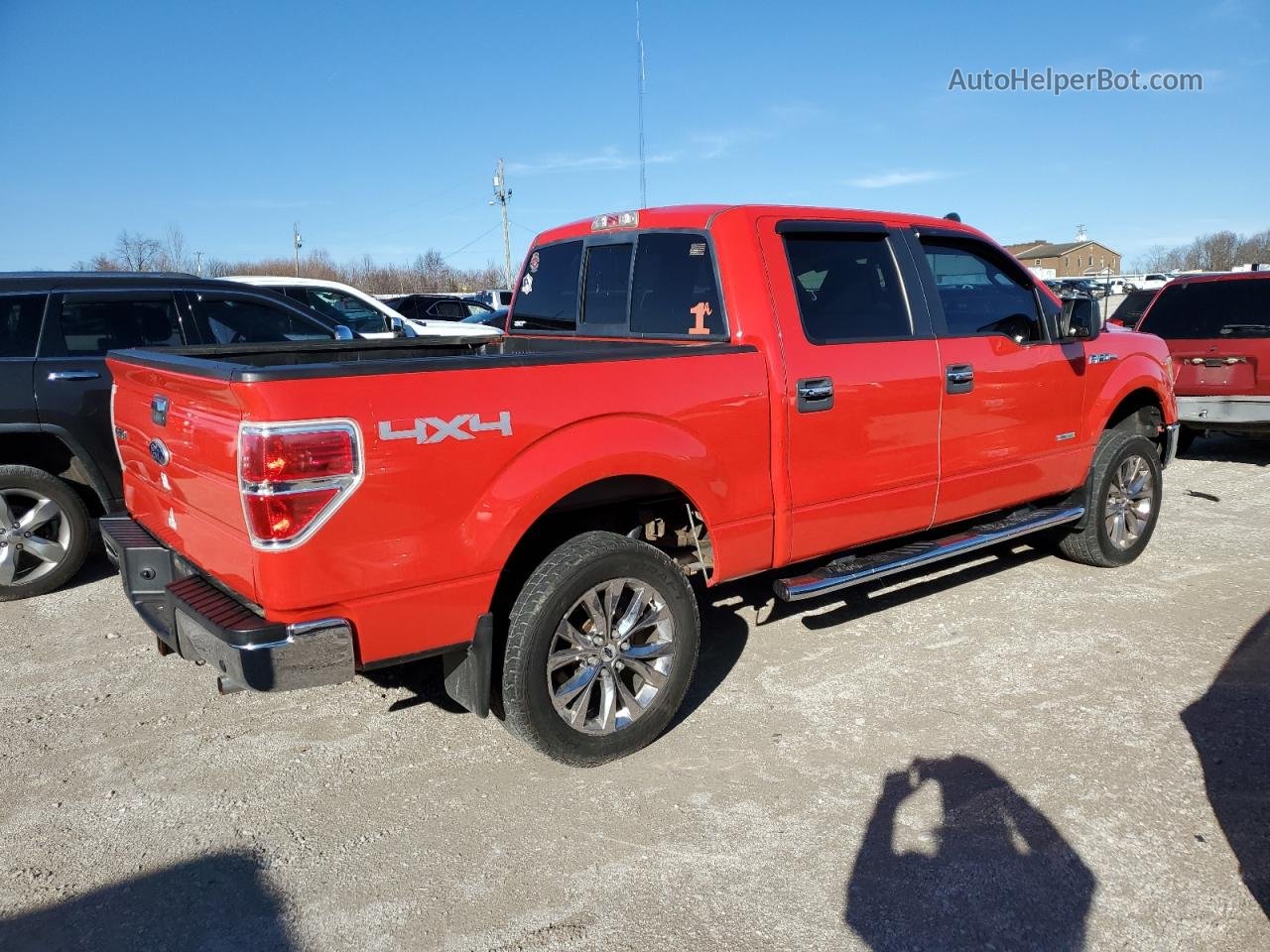 2011 Ford F150 Supercrew Red vin: 1FTFW1ET2BFD07266