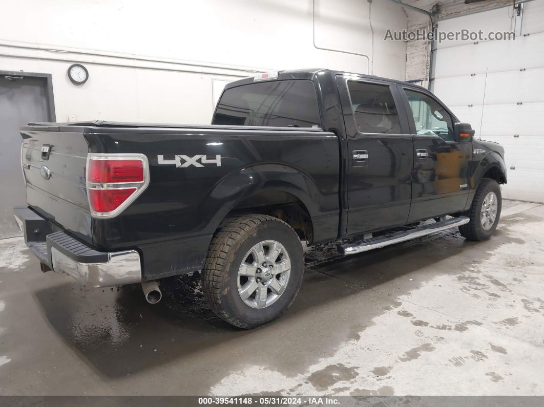 2014 Ford F-150 Xlt Black vin: 1FTFW1ET2EFB10604