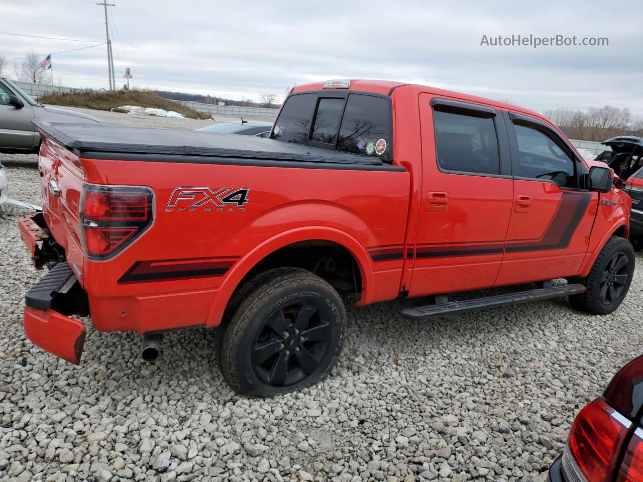 2014 Ford F150 Supercrew Red vin: 1FTFW1ET2EFB11770