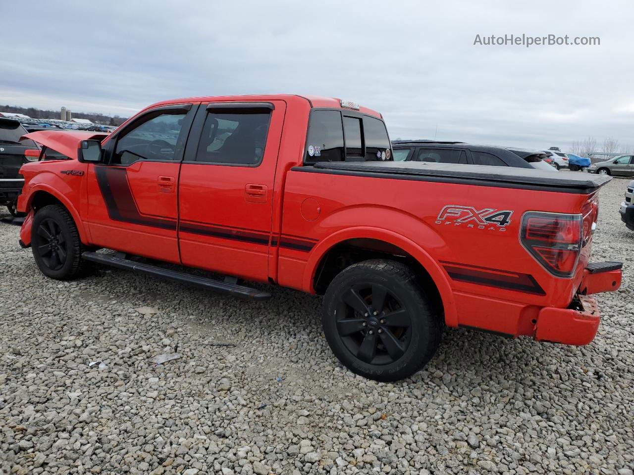 2014 Ford F150 Supercrew Красный vin: 1FTFW1ET2EFB11770