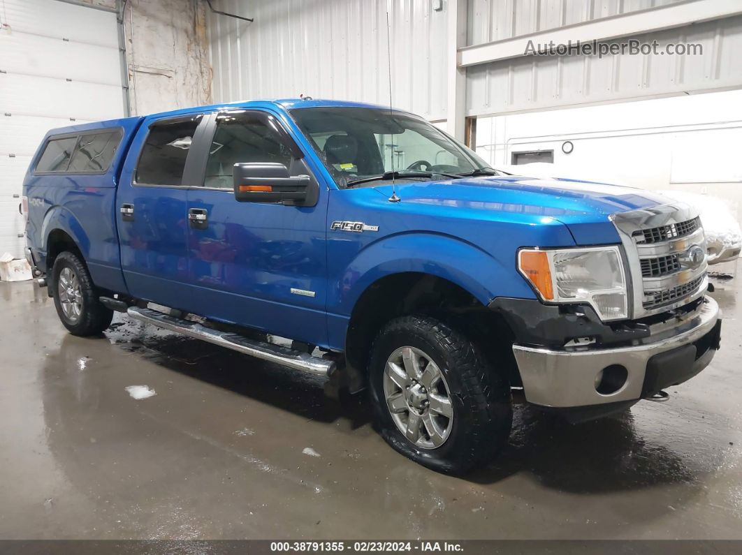 2014 Ford F-150 Xlt Blue vin: 1FTFW1ET2EFB17729