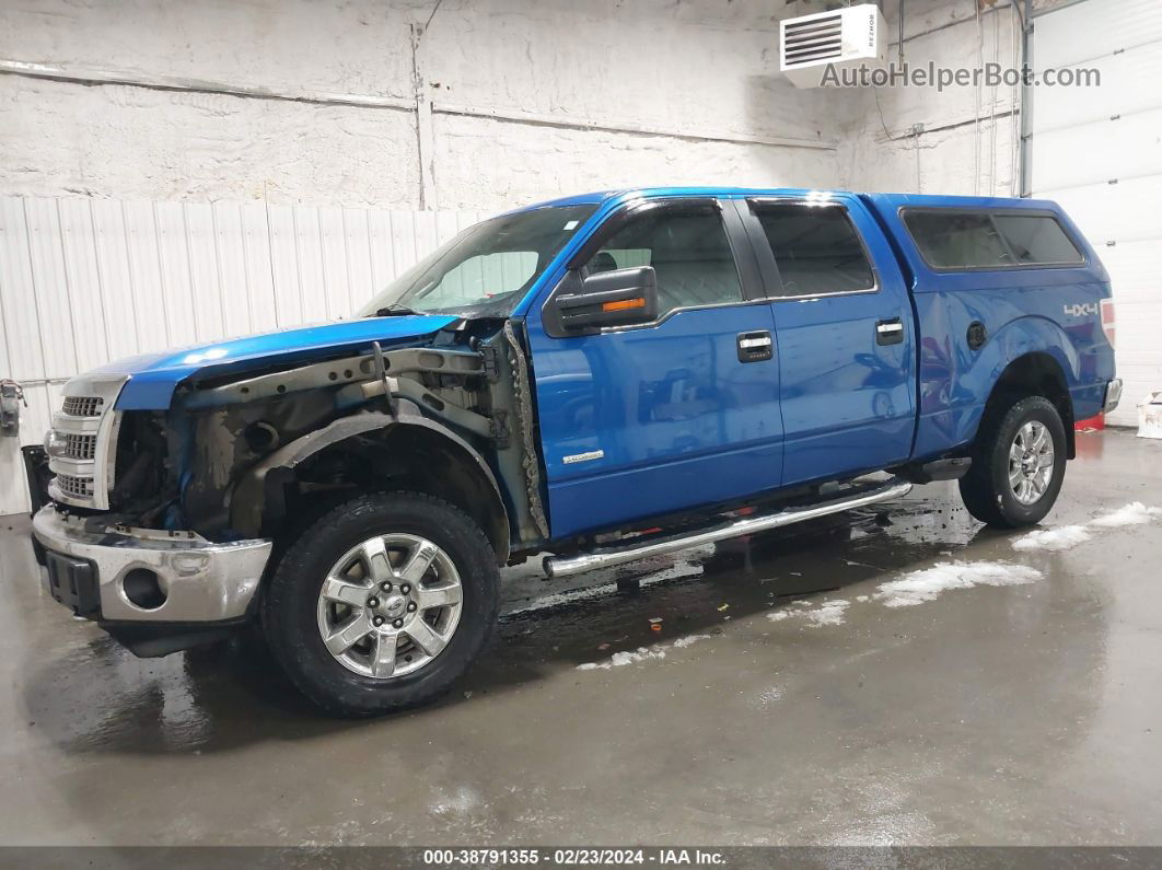 2014 Ford F-150 Xlt Blue vin: 1FTFW1ET2EFB17729