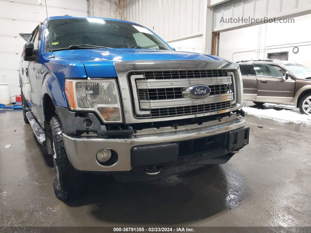 2014 Ford F-150 Xlt Blue vin: 1FTFW1ET2EFB17729