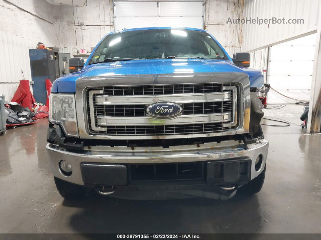 2014 Ford F-150 Xlt Blue vin: 1FTFW1ET2EFB17729