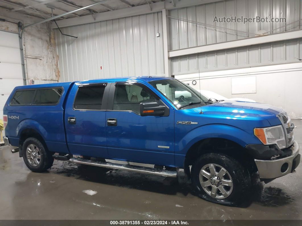 2014 Ford F-150 Xlt Blue vin: 1FTFW1ET2EFB17729