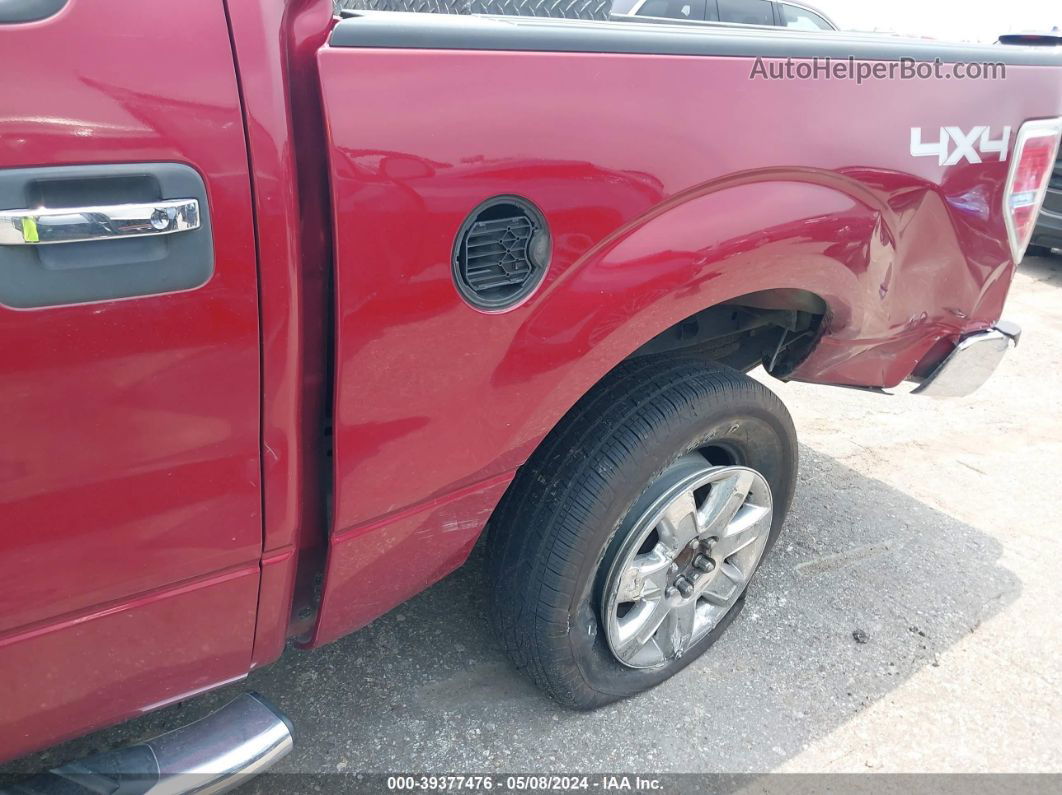 2014 Ford F-150 Xlt Red vin: 1FTFW1ET2EFC68893