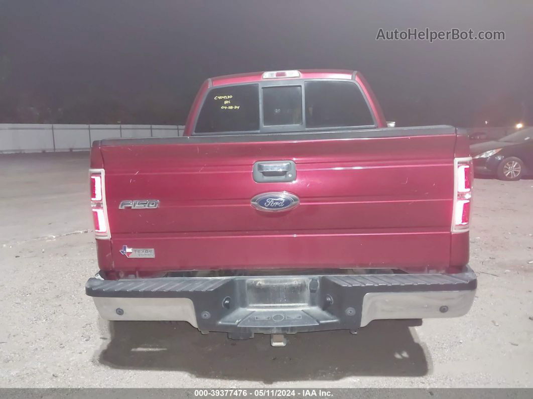 2014 Ford F-150 Xlt Red vin: 1FTFW1ET2EFC68893