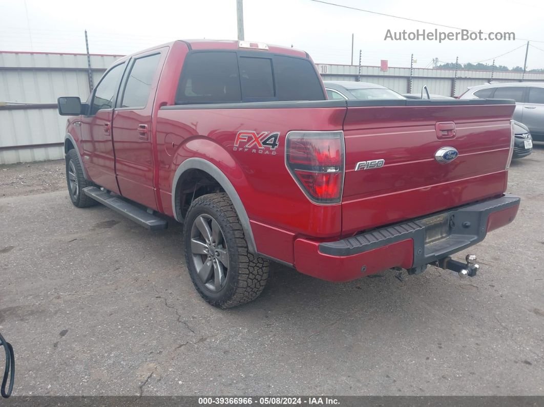 2014 Ford F-150 Fx4 Red vin: 1FTFW1ET2EFD08082