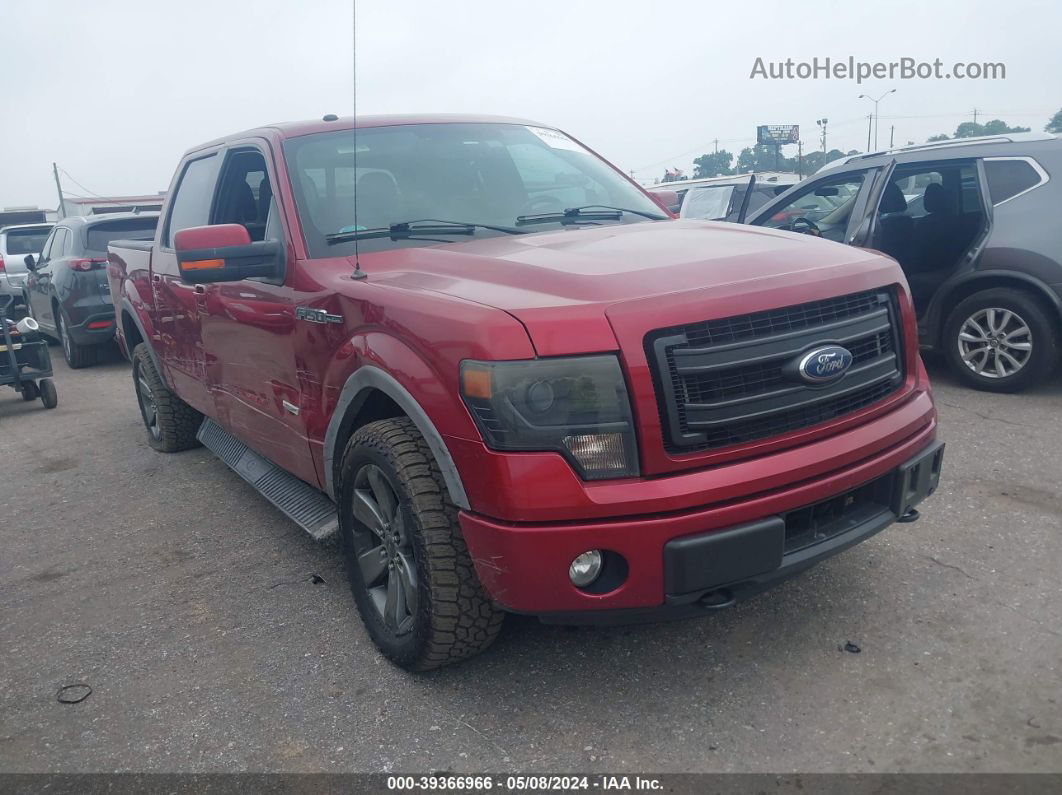 2014 Ford F-150 Fx4 Red vin: 1FTFW1ET2EFD08082