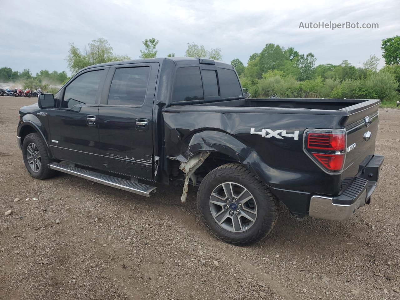 2014 Ford F150 Supercrew Black vin: 1FTFW1ET2EKE62539