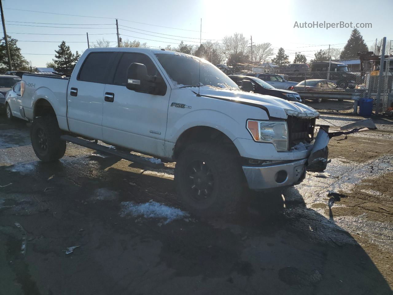 2014 Ford F150 Supercrew White vin: 1FTFW1ET2EKE87697