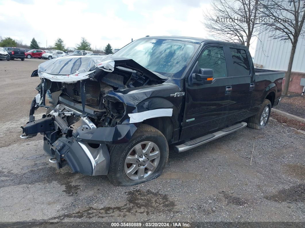 2014 Ford F-150 Xlt Black vin: 1FTFW1ET2EKF30435