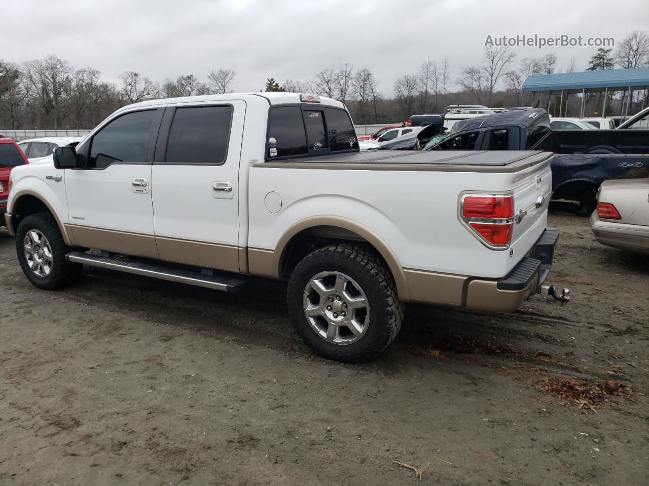 2014 Ford F150 Supercrew White vin: 1FTFW1ET2EKF32248