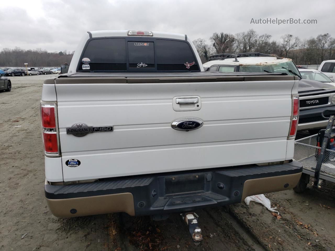 2014 Ford F150 Supercrew White vin: 1FTFW1ET2EKF32248