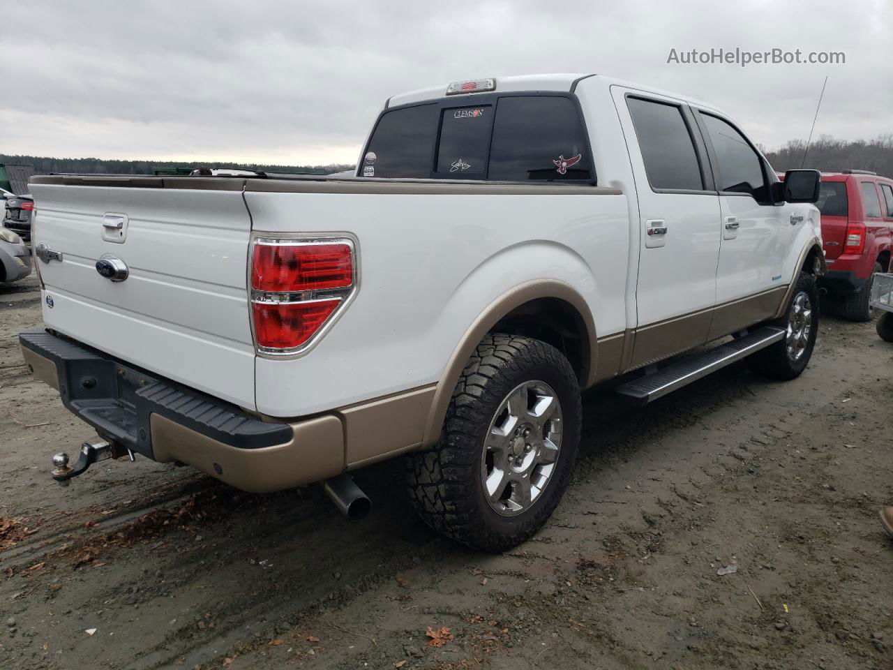 2014 Ford F150 Supercrew Белый vin: 1FTFW1ET2EKF32248