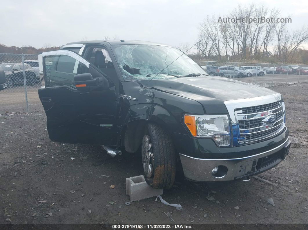 2014 Ford F-150 Xlt Green vin: 1FTFW1ET2EKG44127