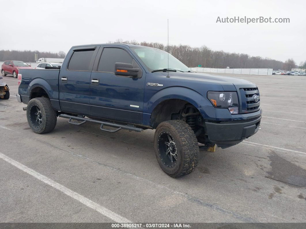 2014 Ford F-150 Xlt Blue vin: 1FTFW1ET2EKG49070