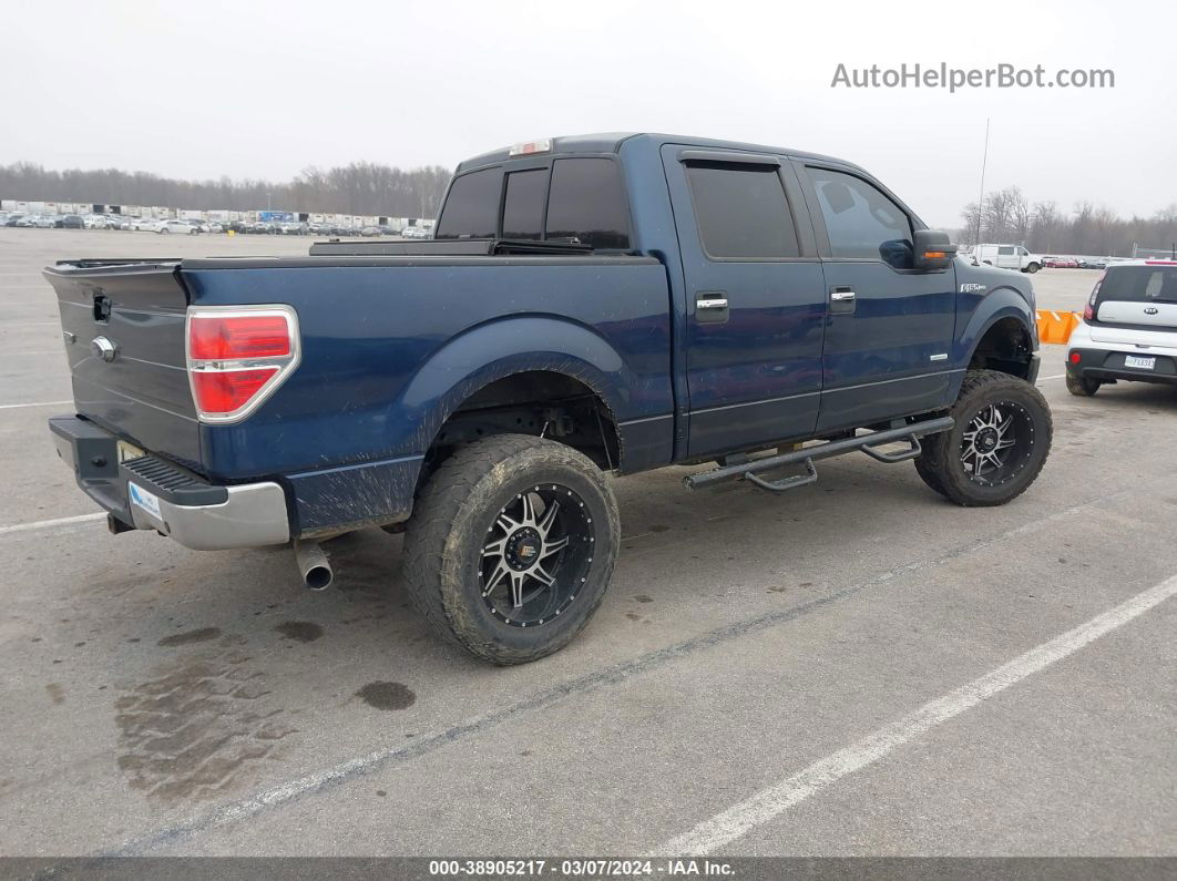 2014 Ford F-150 Xlt Blue vin: 1FTFW1ET2EKG49070