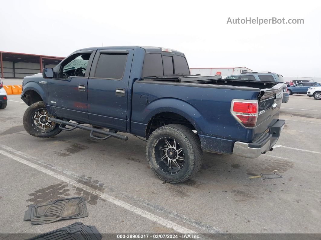 2014 Ford F-150 Xlt Blue vin: 1FTFW1ET2EKG49070