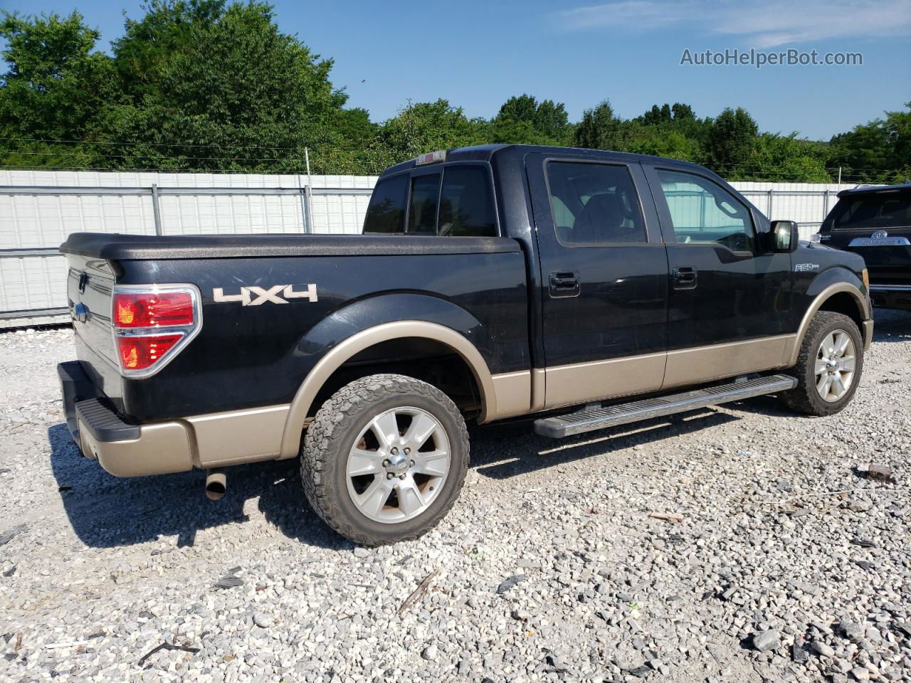 2011 Ford F150 Supercrew Black vin: 1FTFW1ET3BFA58346