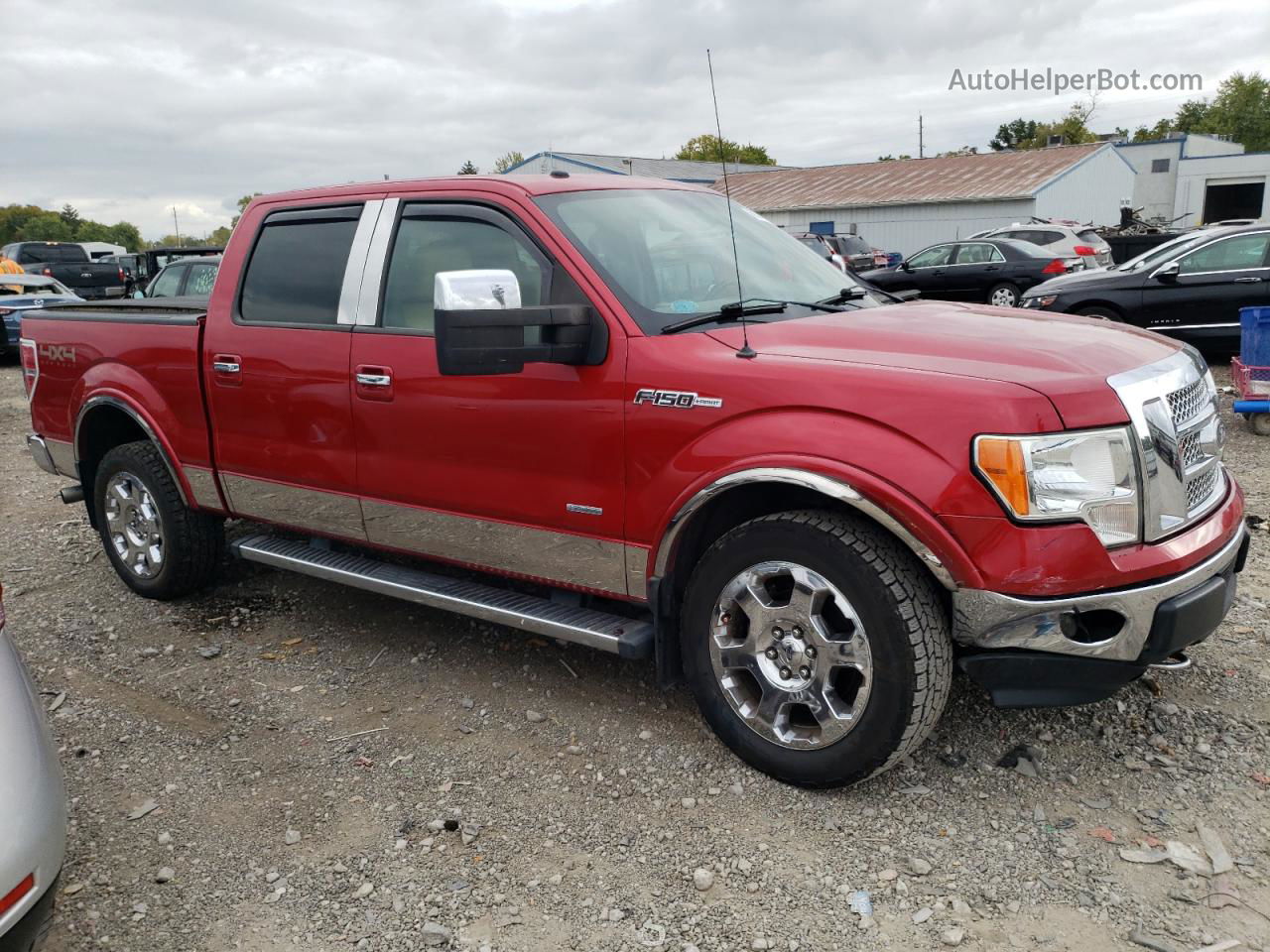 2011 Ford F150 Supercrew Красный vin: 1FTFW1ET3BFA98958