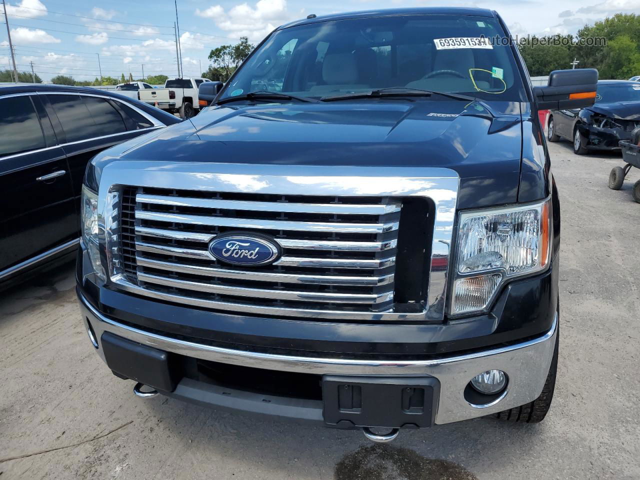 2011 Ford F150 Supercrew Black vin: 1FTFW1ET3BFB37192