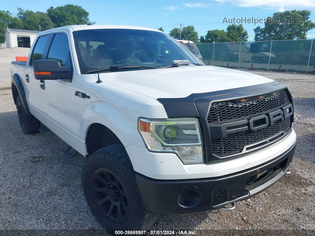 2014 Ford F-150 Xlt White vin: 1FTFW1ET3EFA11743