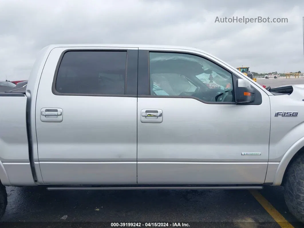 2014 Ford F-150 Limited Silver vin: 1FTFW1ET3EFA37744