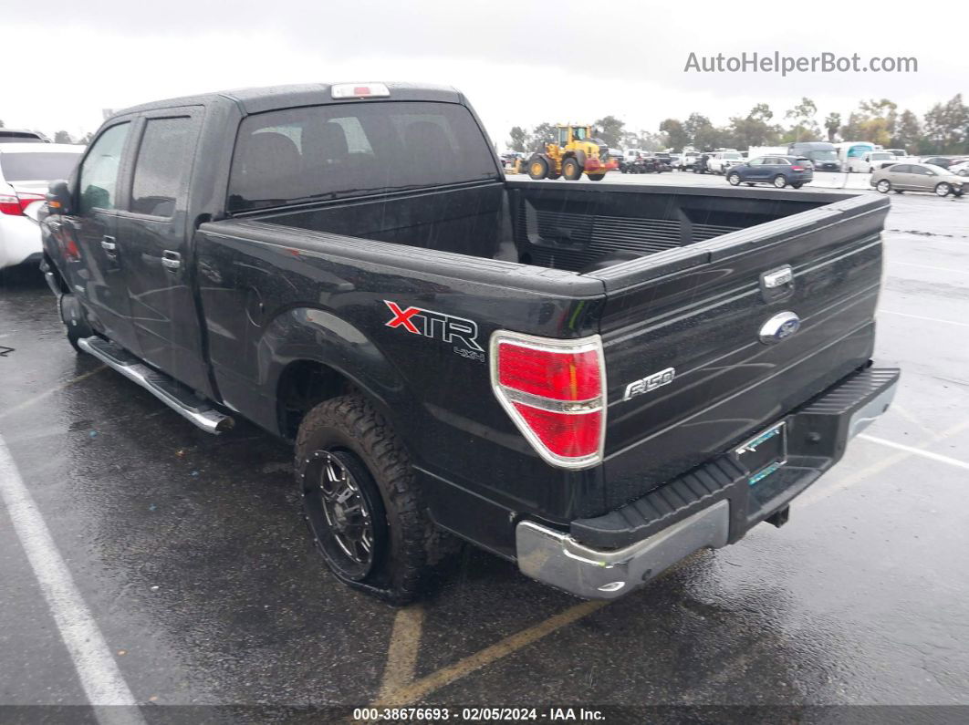 2014 Ford F-150 Xlt Black vin: 1FTFW1ET3EFC44392