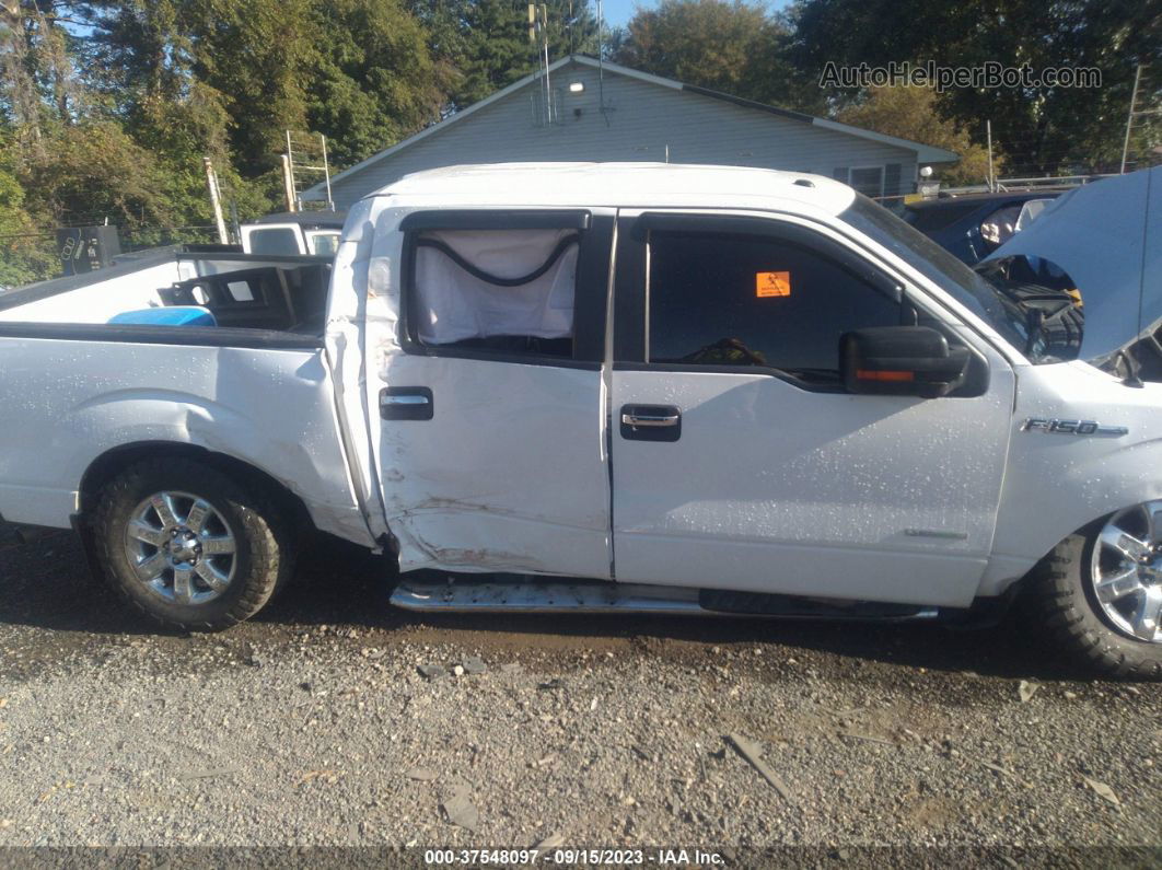 2014 Ford F-150 Xlt White vin: 1FTFW1ET3EFC49107