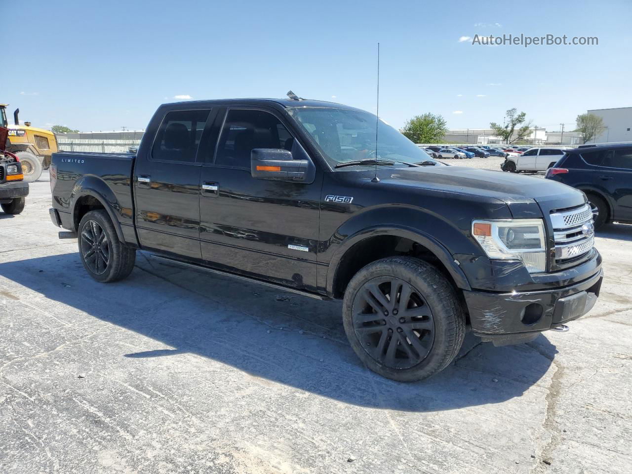 2014 Ford F150 Supercrew Black vin: 1FTFW1ET3EFD08009