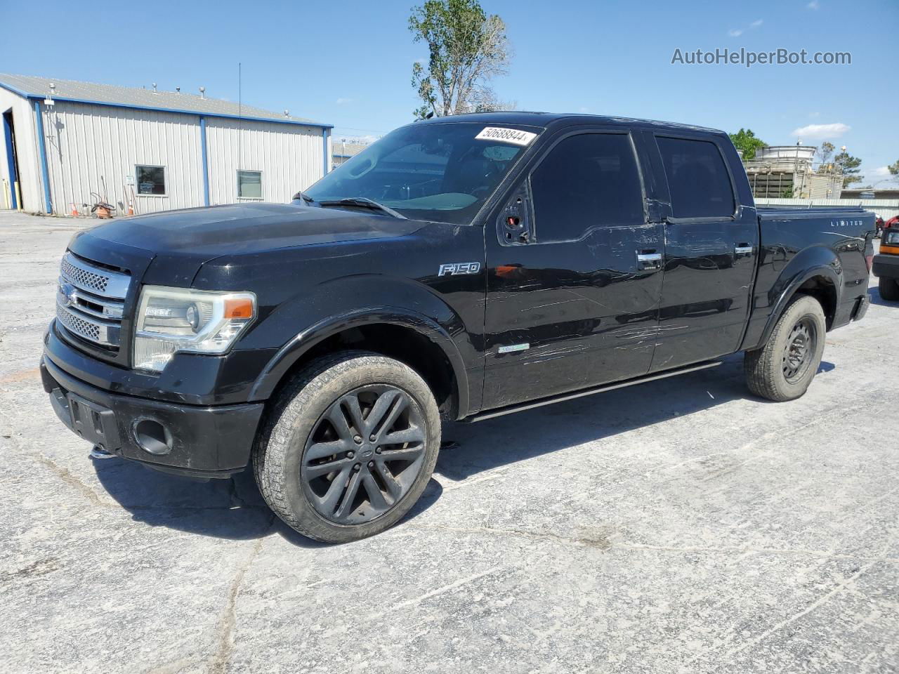 2014 Ford F150 Supercrew Black vin: 1FTFW1ET3EFD08009