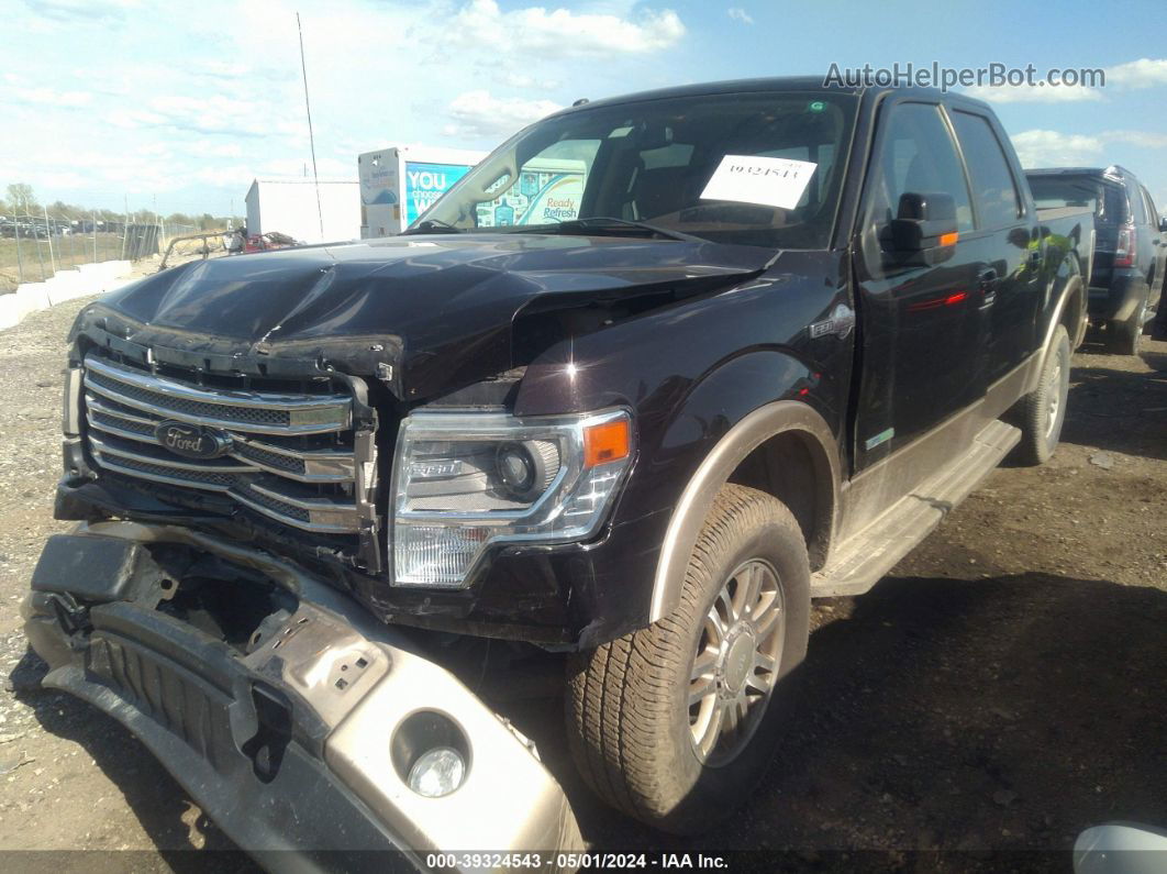 2014 Ford F-150 King Ranch Brown vin: 1FTFW1ET3EKD10446