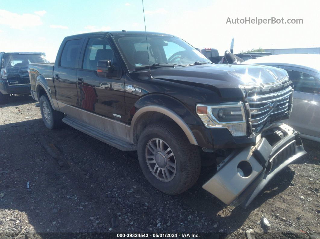 2014 Ford F-150 King Ranch Brown vin: 1FTFW1ET3EKD10446